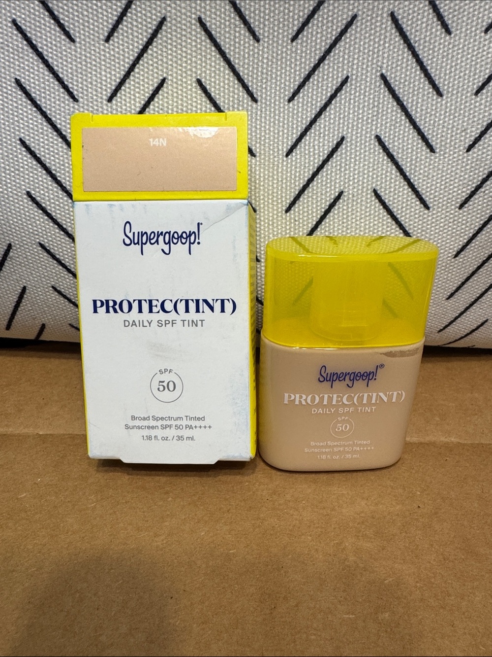 Supergoop! Protect (Tint) Daily SPF 50 Tinted Sunscreen - 14N Beige Tint- New